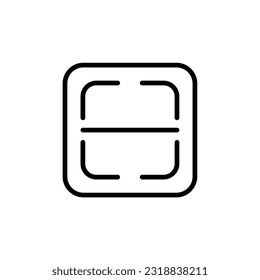 Realistic barcode icon. Barcode vector illustration.