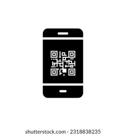 Realistic barcode icon. Barcode vector illustration.