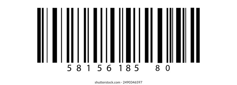 Realistic barcode. Barcode icon. Vector illustration EPS10