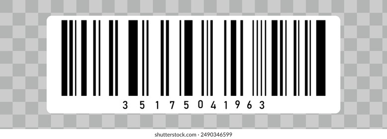Realistic barcode. Barcode icon. Vector illustration EPS10