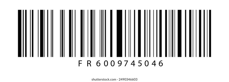 Realistic barcode. Barcode icon. Vector illustration EPS10