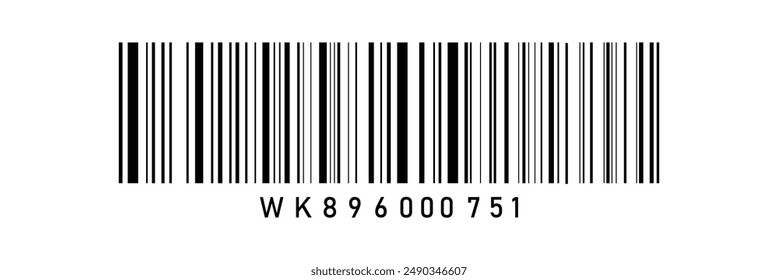 Realistic barcode. Barcode icon. Vector illustration EPS10