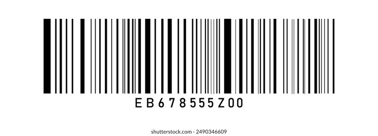 Realistic barcode. Barcode icon. Vector illustration EPS10