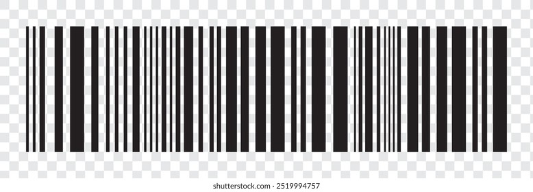 Realistic barcode. Barcode icon. Vector illustration. EPS 10.