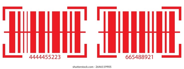 Realistic barcode. Barcode icon. Vector illustration EPS10