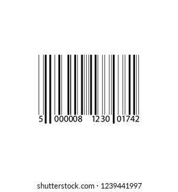 Realistic Barcode icon.Vector Illustration.EPS 10