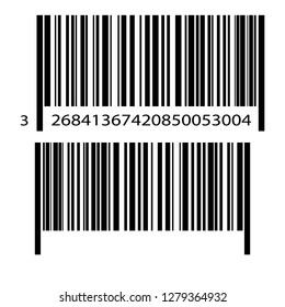 Realistic barcode set icon. Barcode vector illustration. - Vector EPS10 - Vector