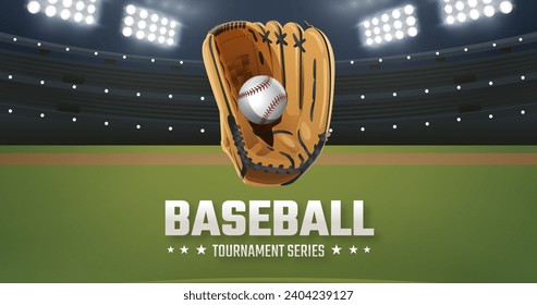 Realistic baseball background vector design in eps 10