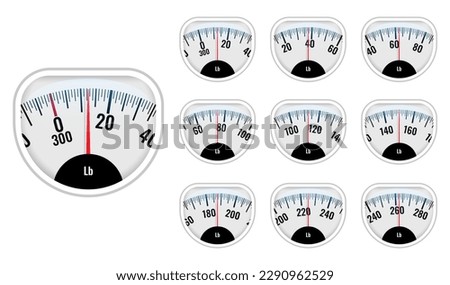 realistic bathroom scale for weighing machine isolated - 3d illustrator