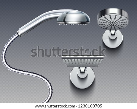 Similar – Image, Stock Photo shower head Bathroom