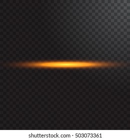 Realistic beam lights on transparent background.