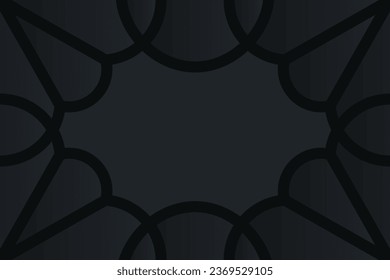 Realistic black background with 3d effect with black and white gradients