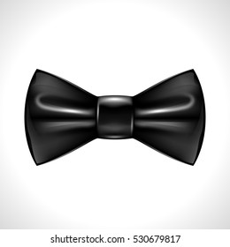 black  bow tie