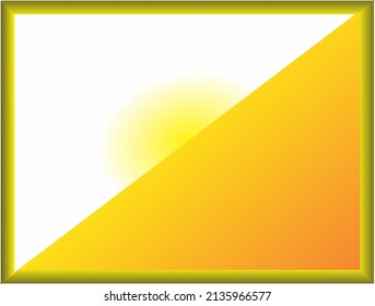 Realistic black frame for paintings or photographs. Vector illustration.