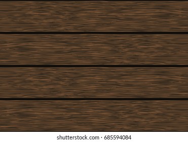 Realistic black wood sheet texture pattern background vector illustration.