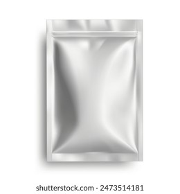 Realistic Blank Package Sachet Pouch Pack. EPS10 Vector