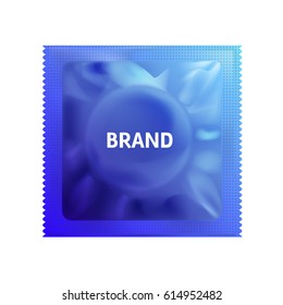 Realistic Blank template Packaging Foil wet wipes Pouch Medicine Or Condom. Template For Mock up Your Design. vector illustration.