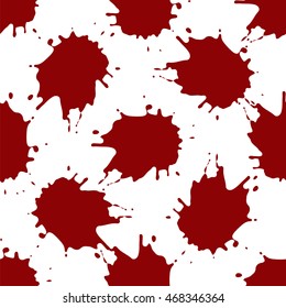 Realistic blood splatters pattern