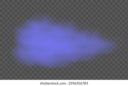 Realistic blue fog spot, cloud, smoke on transparent background
Vector light fog on transparent background