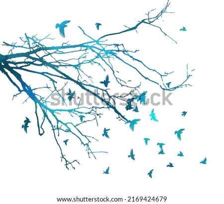 Similar – Image, Stock Photo spooky without leaves