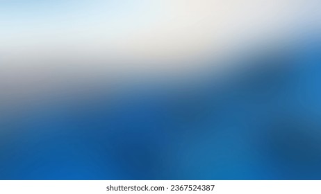 Realistic blue and white blurred background, background for presentation