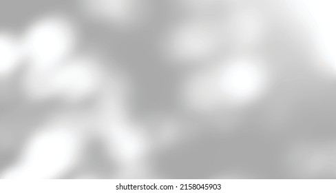 Realistic blurred natural light leaves, palm and window shadow overlay on wall paper or frames texture, abstract background, summer, spring, autumn for product presentation podium and mockup seasonal