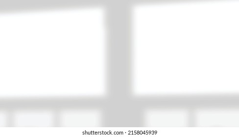 Realistic blurred natural light leaves, palm and window shadow overlay on wall paper or frames texture, abstract background, summer, spring, autumn for product presentation podium and mockup seasonal