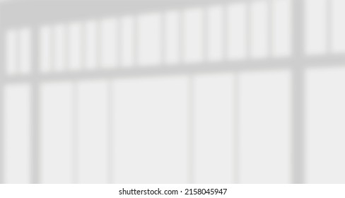 Realistic blurred natural light leaves, palm and window shadow overlay on wall paper or frames texture, abstract background, summer, spring, autumn for product presentation podium and mockup seasonal