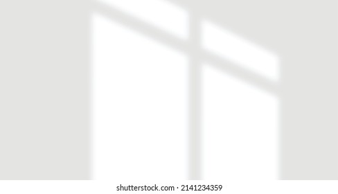 Realistic blurred natural light windows, palm leaves shadow overlay on wall paper or frames texture, abstract background, summer, spring, autumn for product presentation podium and mockup seasonal