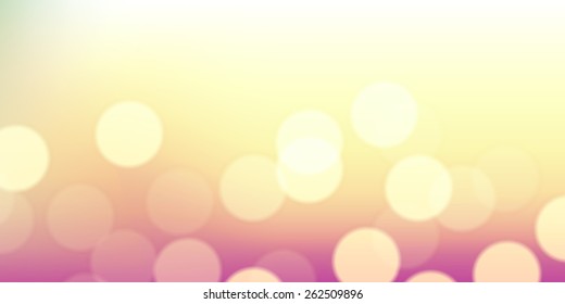 Realistic bokeh light background