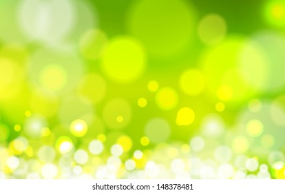 realistic bokeh lights - vector background