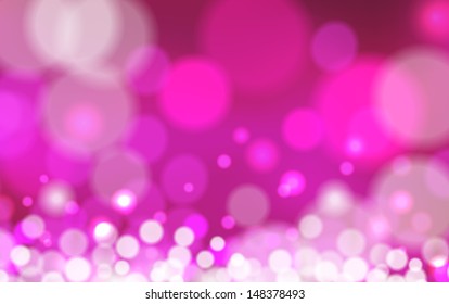 realistic bokeh lights - vector background