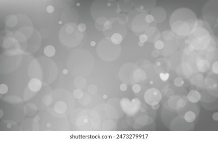 Realistic bokeh lights wallpaper design.