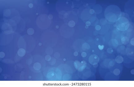 Realistic bokeh lights wallpaper design.