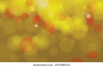 Realistic bokeh lights wallpaper design.