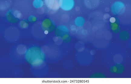 Realistic bokeh lights wallpaper design.