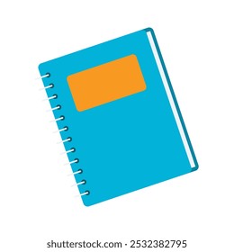 Realistic books illustration , Text books library isolated icon on white.