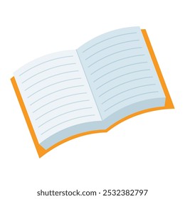 Realistic books illustration , Text books library isolated icon on white.