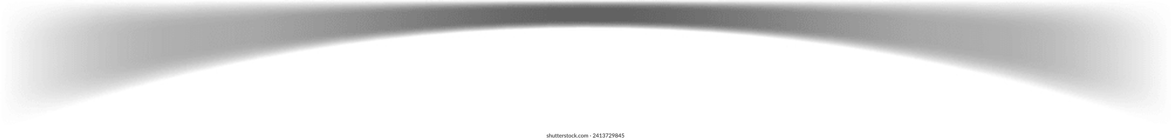 Realistic border shadows in transparent background. vector realistic oval shadow isolated