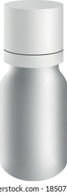 Realistic bottle. Mock Up Template. Vector illustration
