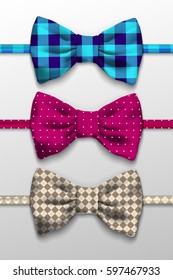 Realistic bow tie illustration
