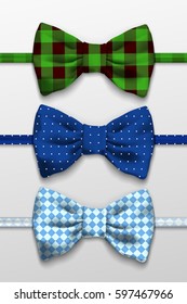 Realistic bow tie illustration