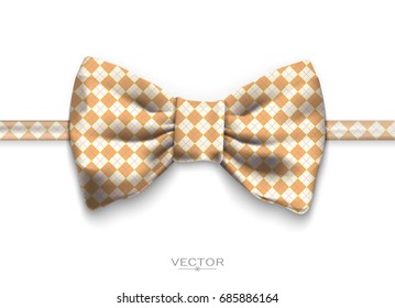 Realistic bow tie illustration