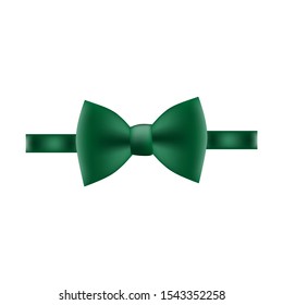 Realistic bow tie on a white isolated background. ENP-10. Accessory item of clothing.