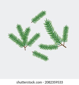 Ramas realistas del árbol de Navidad 
