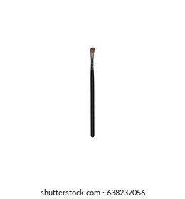 Realistic Brow Makeup Tool Element. Vector Illustration Of Realistic Eye Paintbrush Isolated On Clean Background. Can Be Used As Eye, Brow And Brush Symbols.