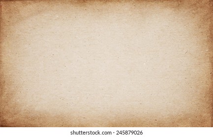 Realistic brown cardboard stained texture. vector illustration.