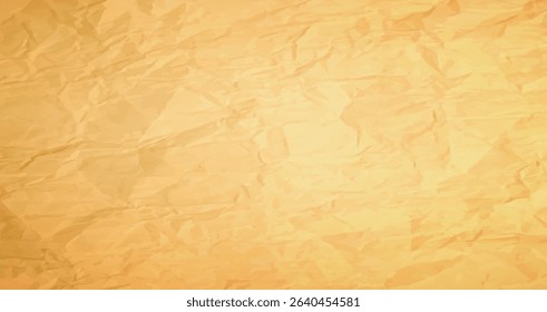 Realistic brown cardboard stained texture in retro style. Grunge texture of old paper isolated on white background. Vintage parchment wallpaper. Vector illustration