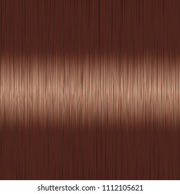 Realistic brown straight hair background