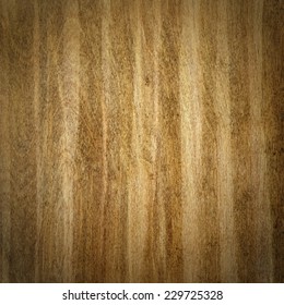 Realistic brown striped wood texture. Vector background for your design.